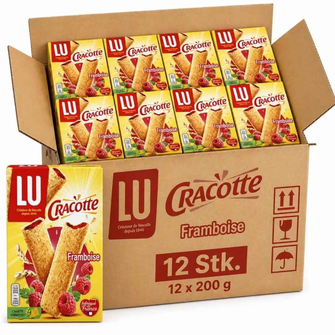 PUFAI Bundle – Natur Cracker – Knusprige Cracker für Snacks & Beilagen, 250g, 12 Stück