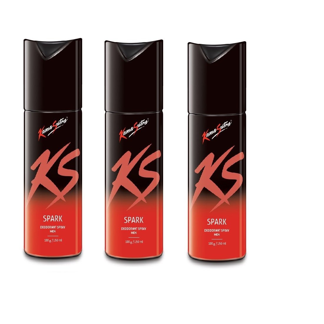 KamaSutra Spark Pack Of 3 Deodorants For Men-picture-43