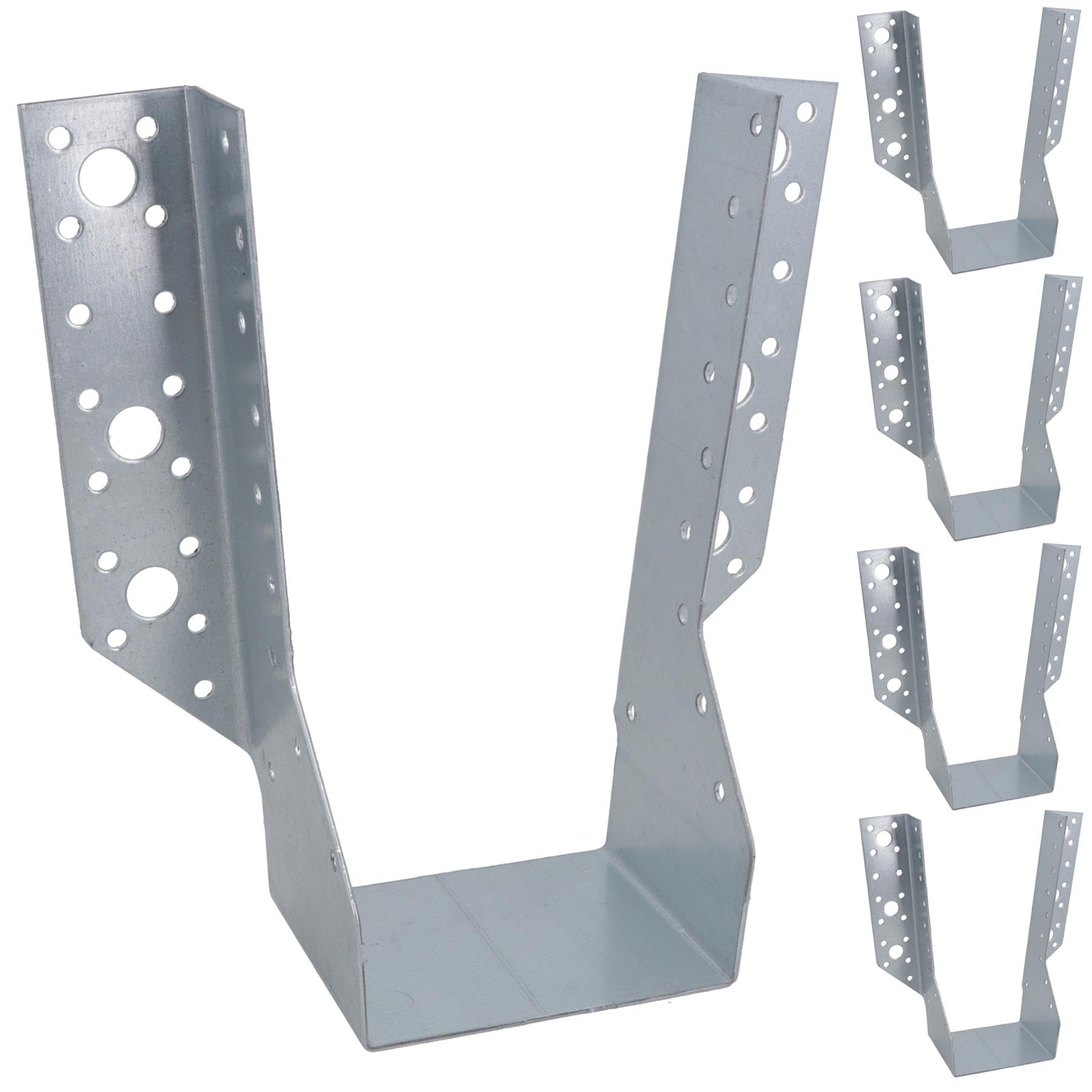 Multi Truss Hanger Joist Support Fixings 91mm (W) x 204mm (L) Galvanised 5pc