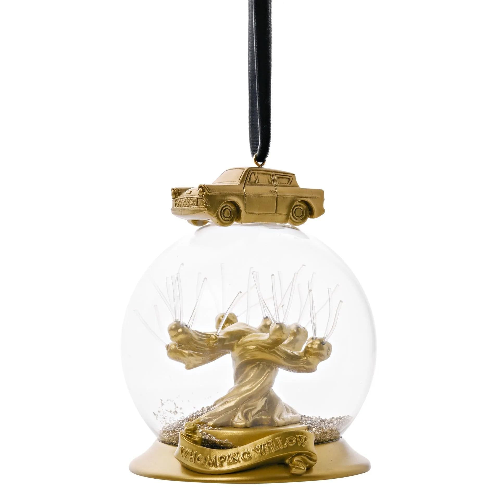 Warner Bros Harry Potter Alumni - Bola de Navidad con luces LED, diseño de sauce