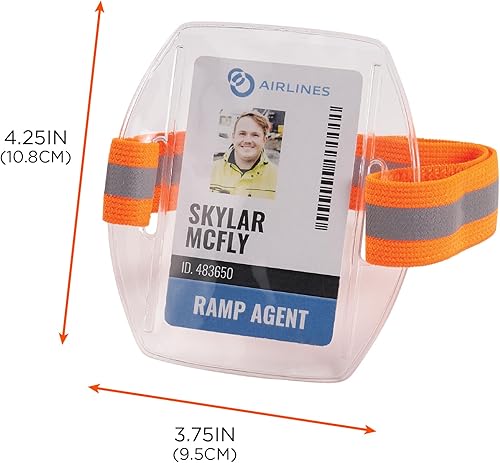 Miniatura 7 de Ergodyne squids porta insignias porta identificación de vinilo con banda.