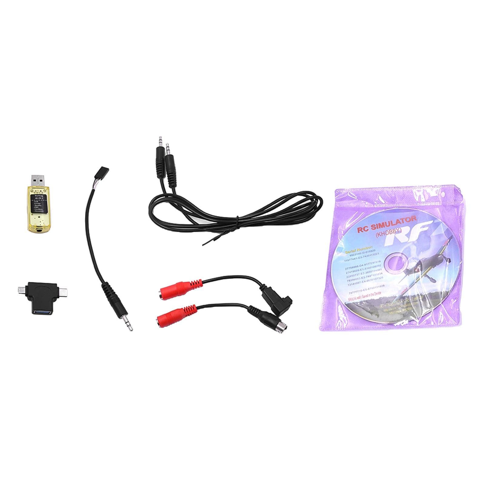 UJEAVETTE Wireless Upgrade Rc Drone (Parts) Accessory Flight Simulator 8 in 1 USB Cable for Phoenix XTR FMS (B0BZSH2W5T) Amazon Price History, Amazon Price Tracker