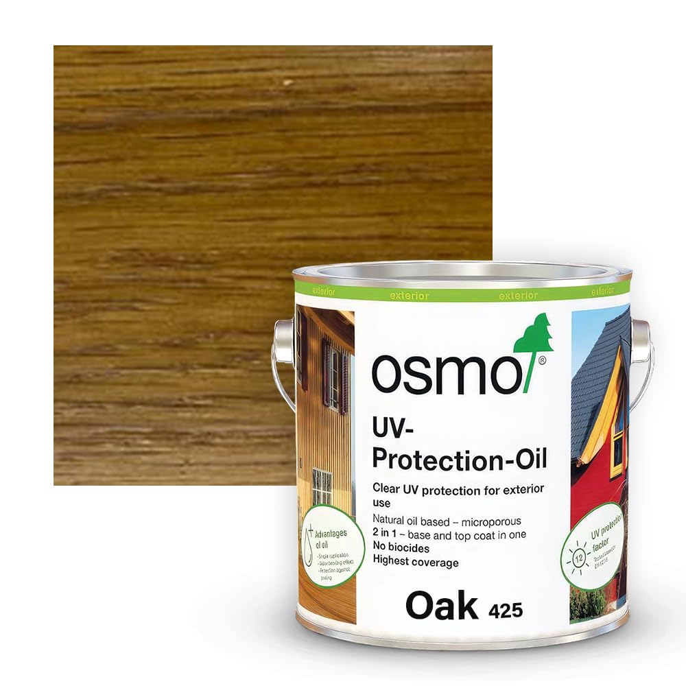 Osmo UV Protection Oil Tints, Biocide Free (2.5l, 425, Oak)