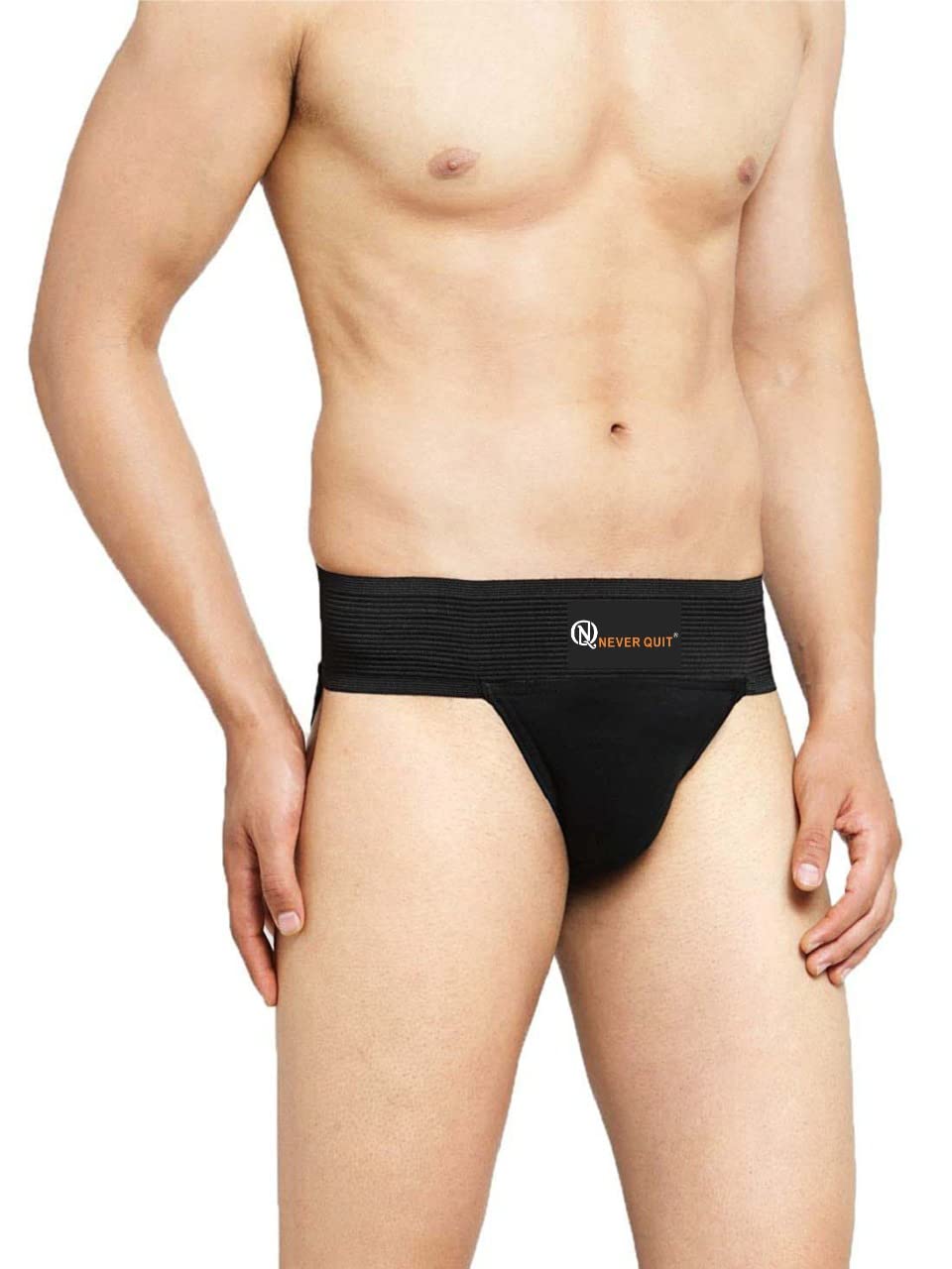 never quit Gym Cotton Supporter with Cup Pocket Athletic Fit Brief-picture-20