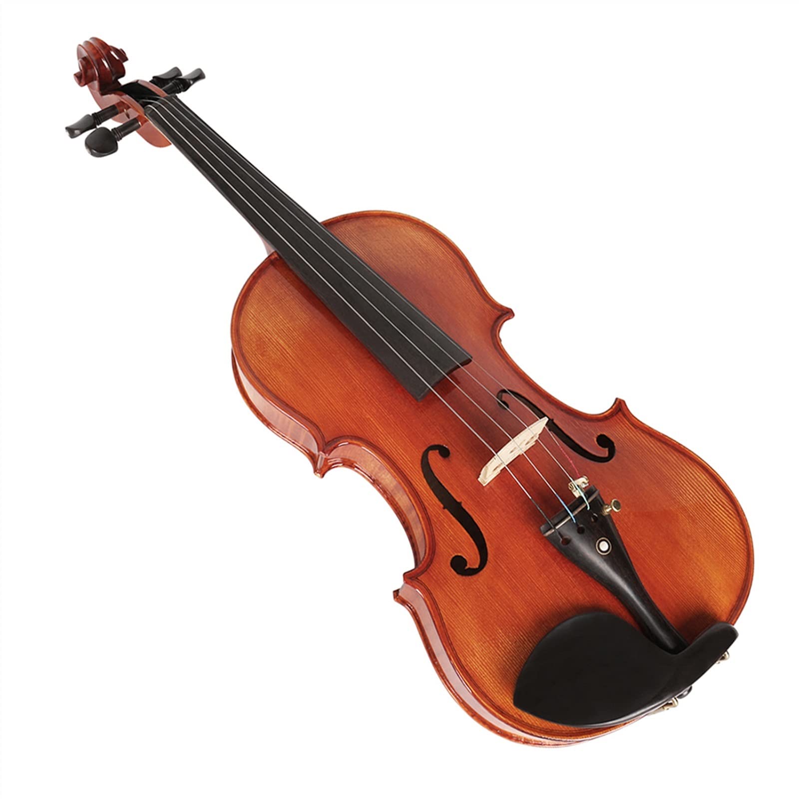 4/4 Skrzypce Instrument Muzyczny Spruce Wood Acoustic Fiddle Z Etui Bow Shoulder Rest Akcesoria Zestaw Początkujące Skrzypce