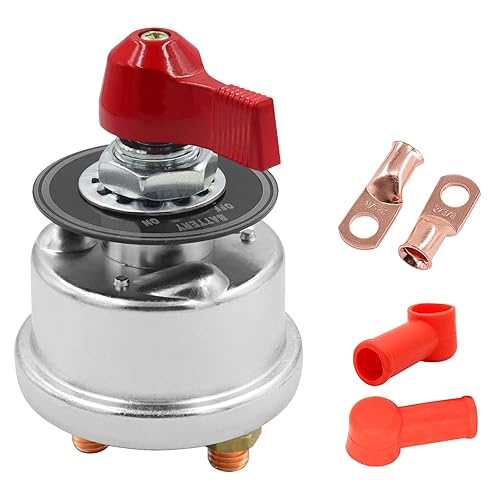 Interruptor de desconexión de batería principal de alta corriente de 12-48V 300A, interruptor de desconexión de batería, interruptor de aislamiento