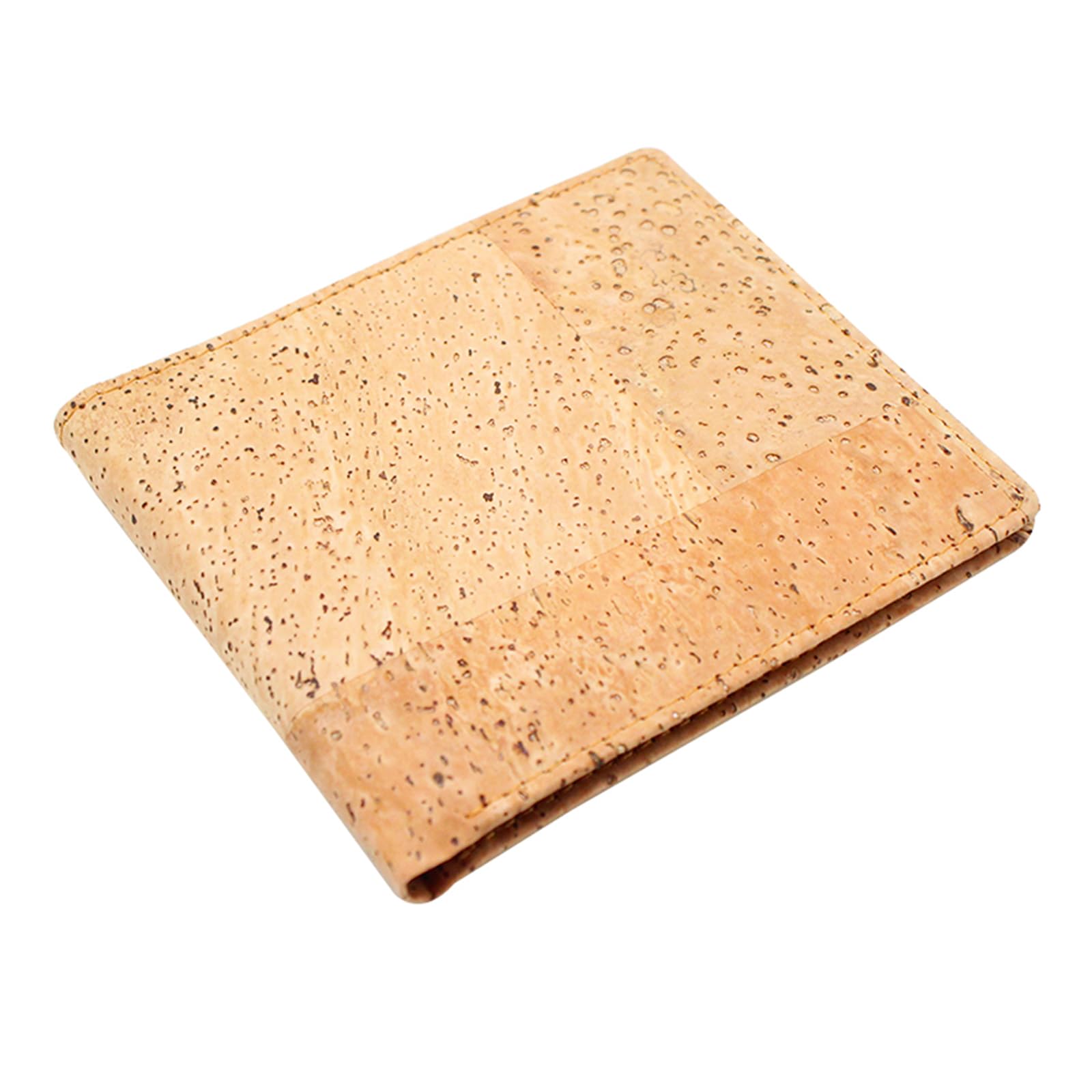 boshiho 2Pcs Men's Cork Wallet Slim Design Bifold Purse Vegetarian Wallet with Gift Box