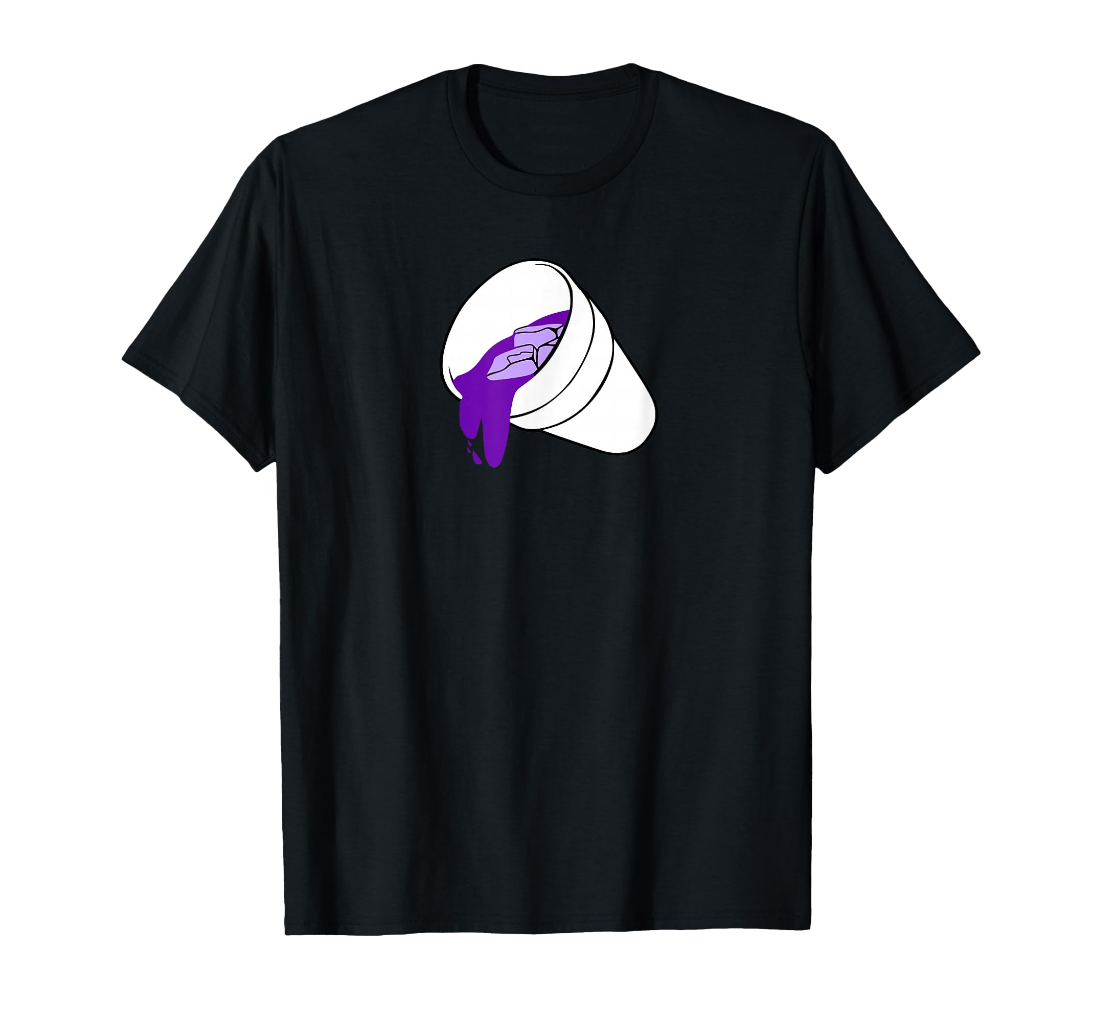 Codeine Double Cup Cough Syrup Sizzurp Purple Drank Drugs T-Shirt