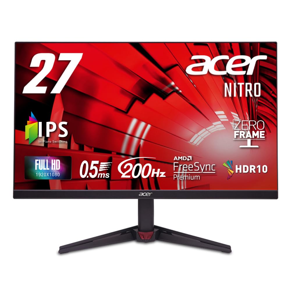 Amazon.co.jp: Acer ゲーミングモニター 27インチ IPS フルHD 非光沢  