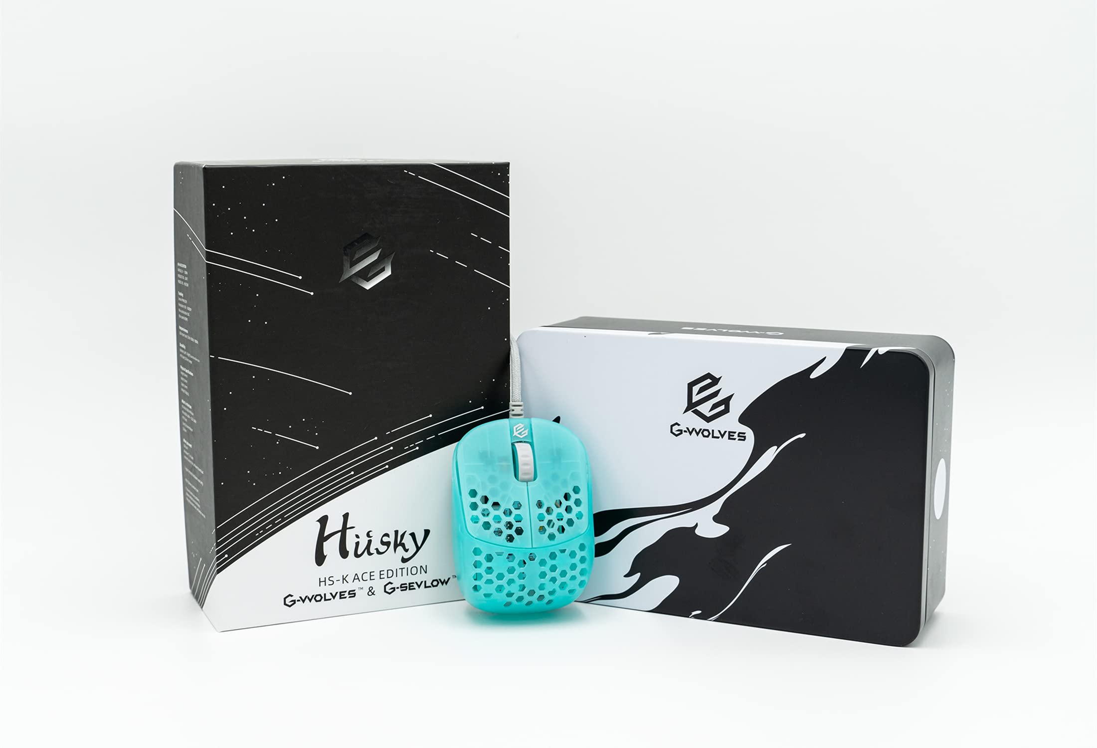 Peepeeboy G-Wolves Hati Hsk (Green) (Limited Edition) Ultra Lightweight Honeycomb Design Wired Gamin
