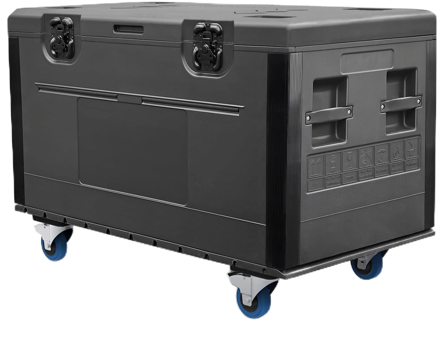 ZLPOWER Cable Trunk Road Case Professional Stackable ATA Rolling
