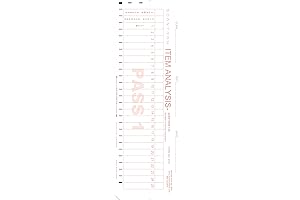 Scantron Grade Machine 9702 Scannable Response Form