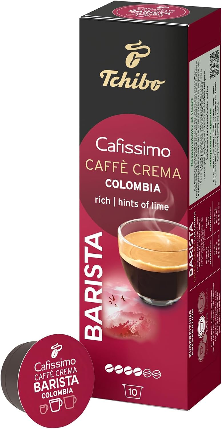 Tchibo Cafissimo Caffè Crema Barista Colombia, 80 Capsule