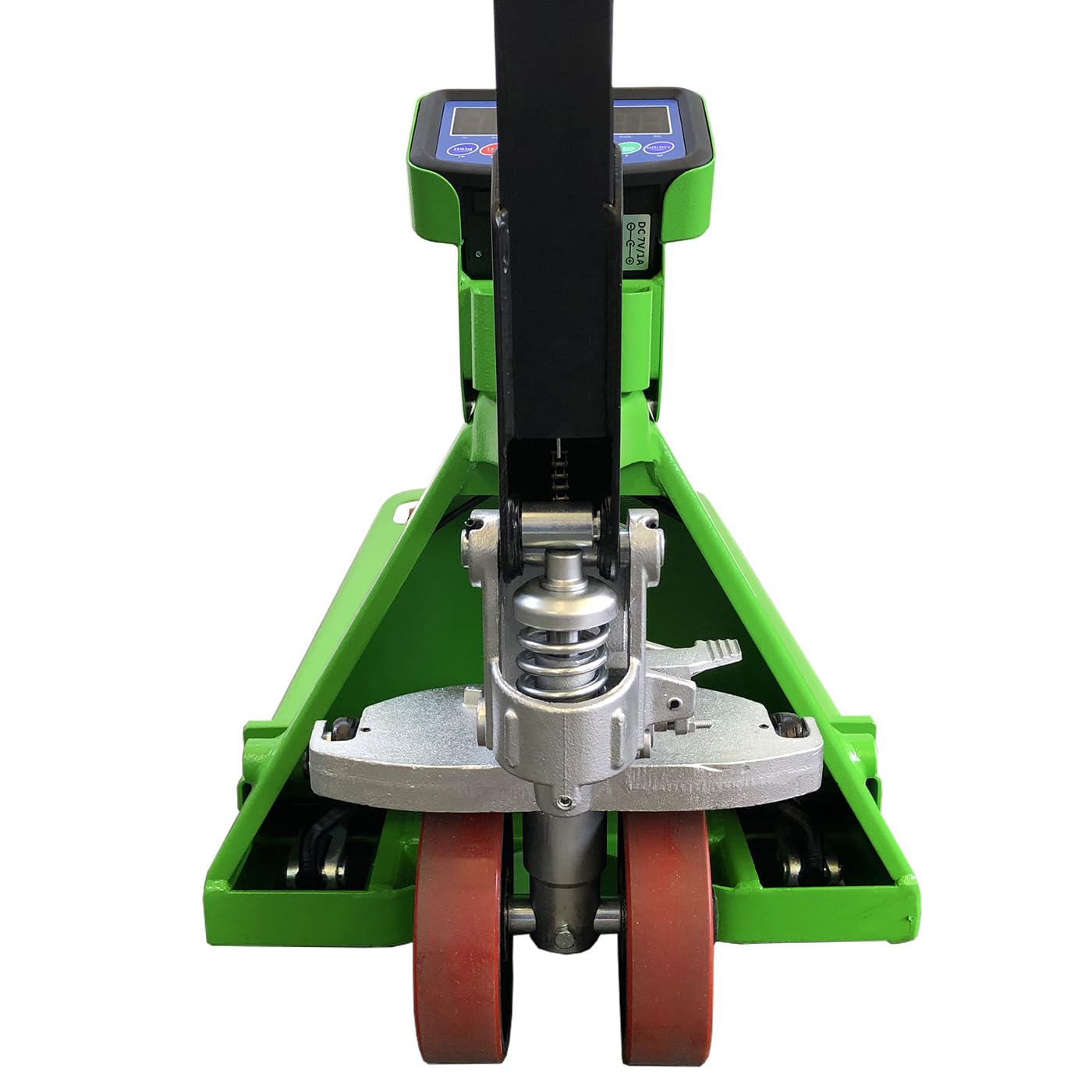 EchoENG Transpallet pesatore sollevatore con bilancia | Portata 2500 kg | Altezza di Sollevamento 120 mm | Ruote in PU | Lunghezza Forche 1150mm MA SL TB20N