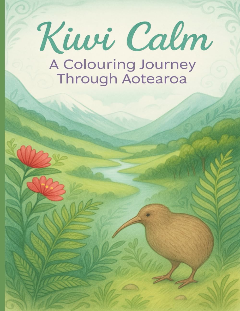 Kiwi Calm: A Colouring Journey Through Aotearoa