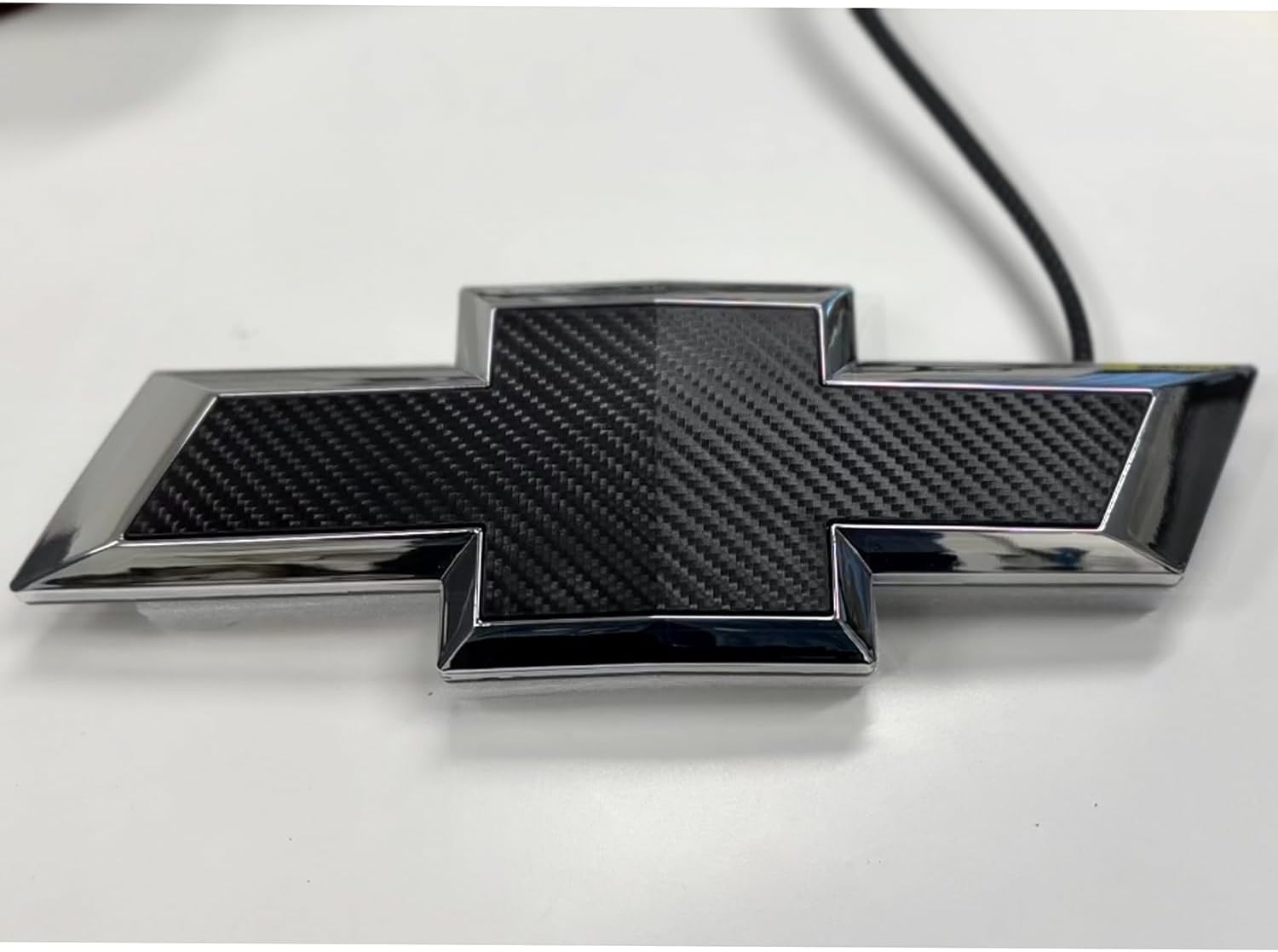 2014-2015 Chevy Silverado Grille Emblem - Carbon Decal Finish.