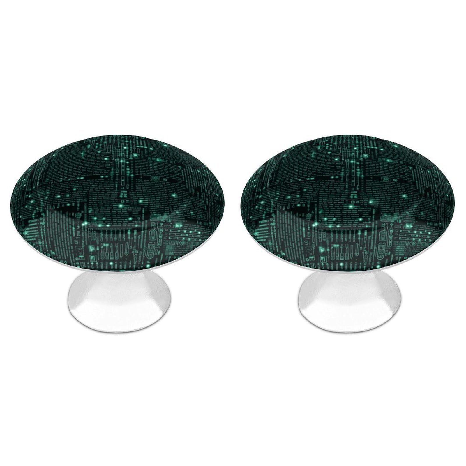 Btcowzrv Style Hacker 2 Pack Cabinet Knobs Drawer Pulls