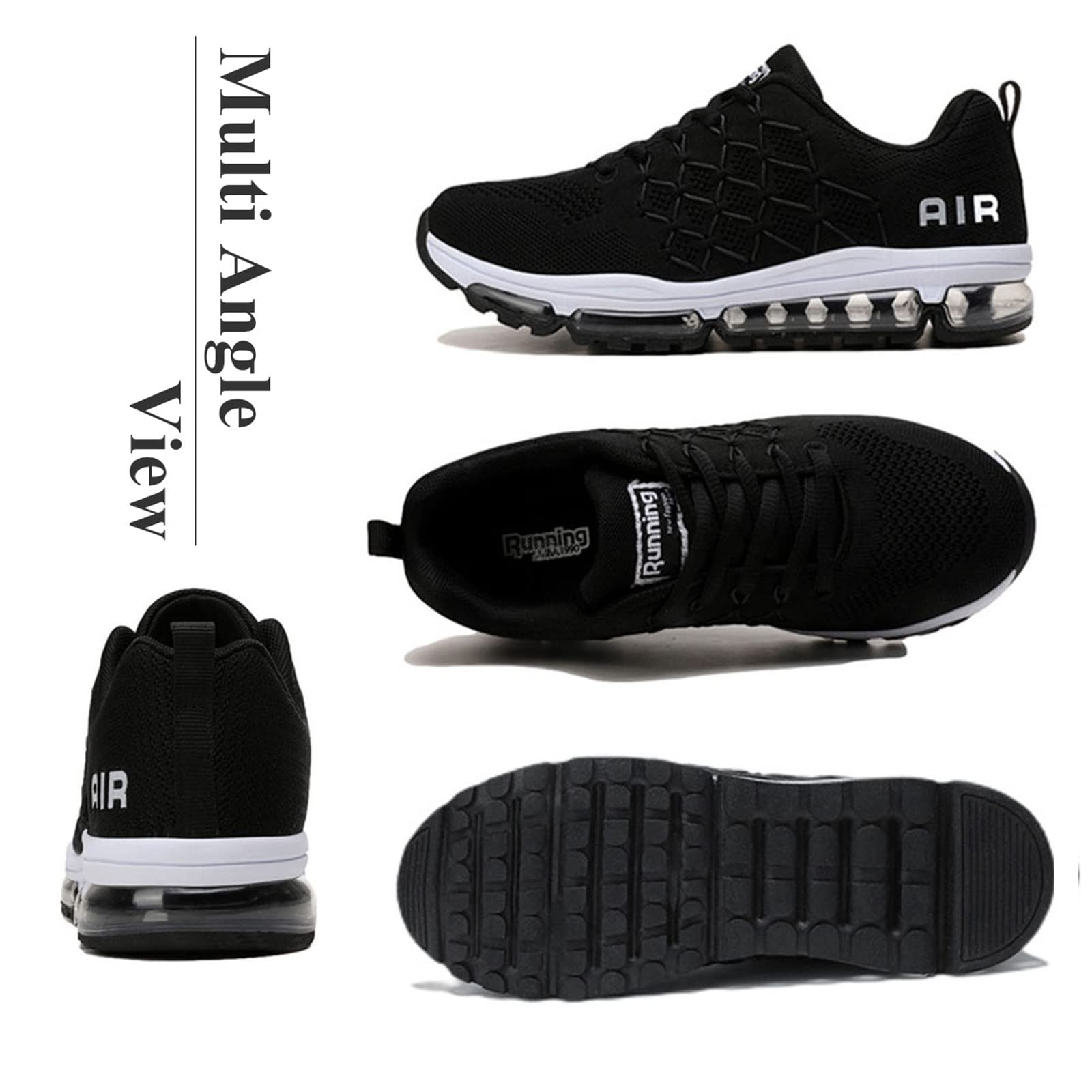 gojiang Scarpe da Ginnastica Uomo Donna Sneakers Scarpe da Corsa Sportive Casual Comode Leggero Respirabile Antiscivolo Jogging Fitness all'Aperto Camminata Scarpe Multicolor 34-46EU
