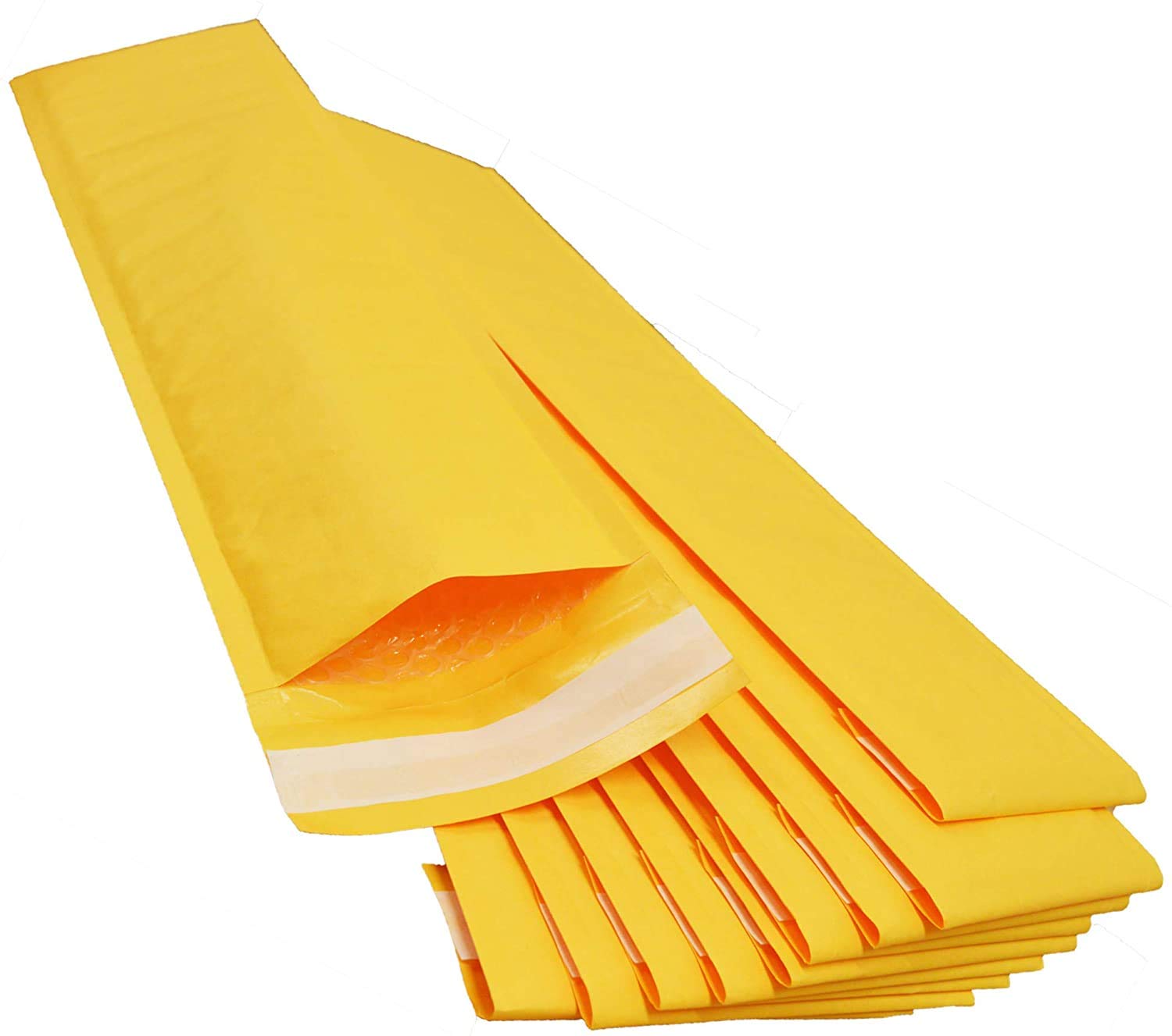 Number Plate Envelopes 535mmx180mm Gold Padded Strong Tear Resistant Bubble Lined (100)
