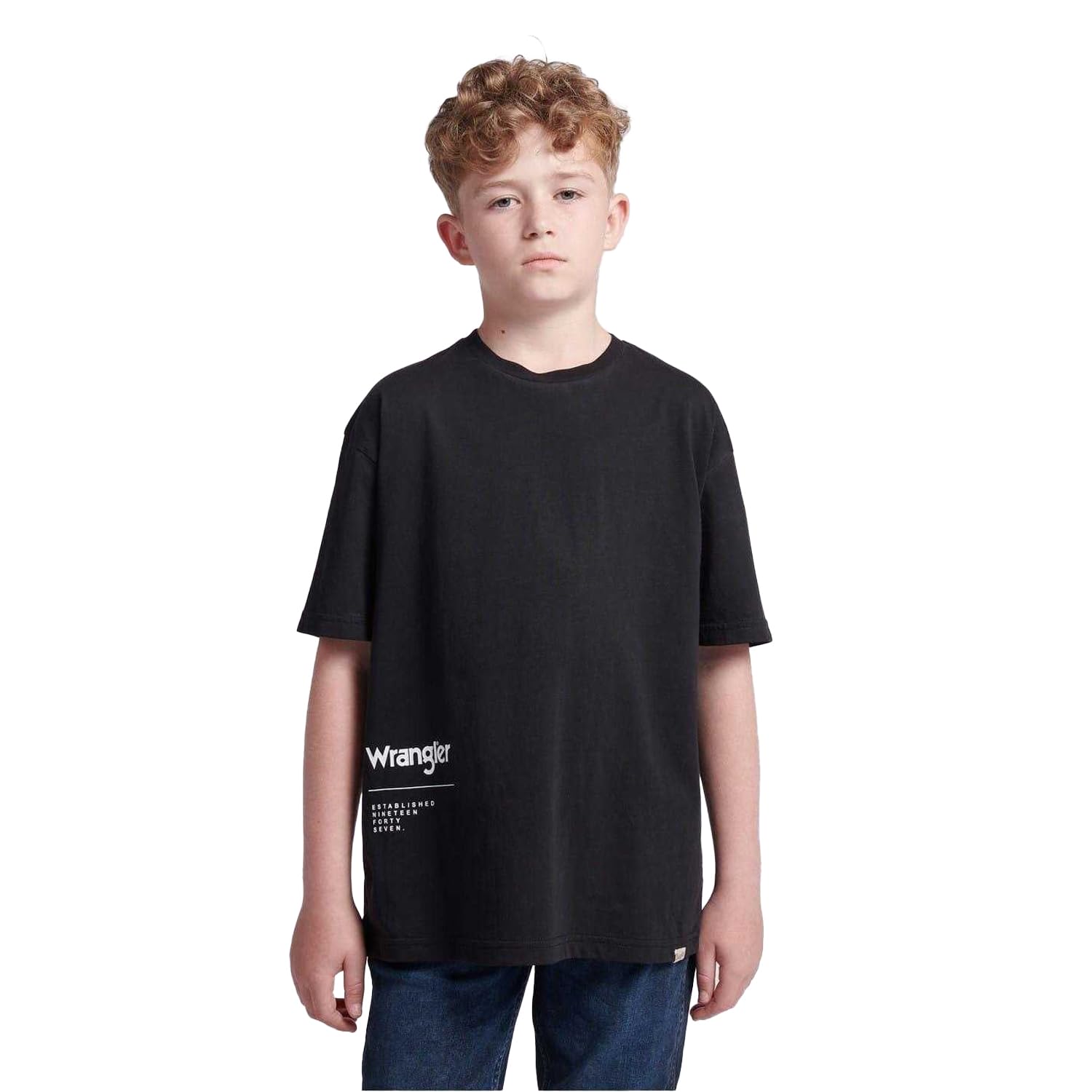 Brand Machine International Limited Photographic tee T-Shirt Niños y jóvenes, Negro, 8-9 Years