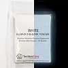 Heavenly White Glow in The Dark & UV Reactive Pigment Powder - 10 Grams