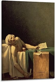 Jacques-Louis David The Death of Marat Wall Art Poster Picture Print Canvas Wall Paint Arts Decor Modern Home Artworks Gift Idea 12x18inch(30x45cm)