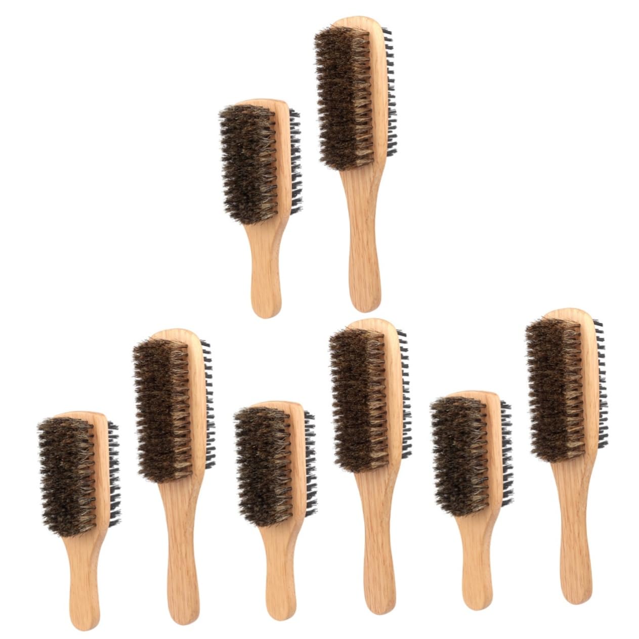 Amazon.co.jp: UKCOCO 8個 毛先両面ブラシ 大筆 小筆 beard brush 