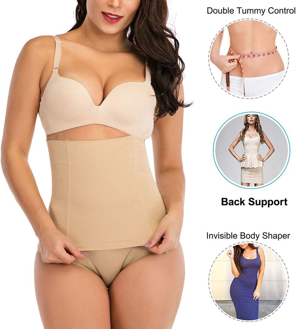 Waist Trainer Corset Shapewear Tummy Control Body Shaper for Women Waist Cincher Slim Body Shaper Beige - Image 3