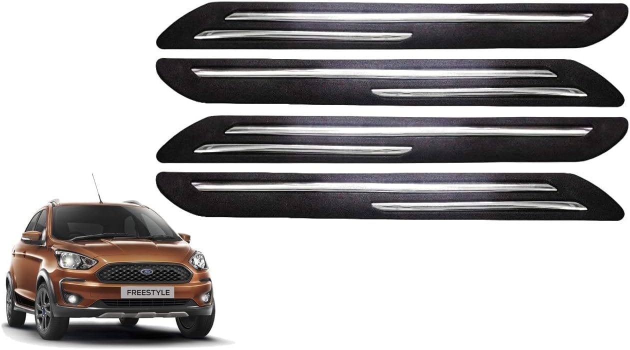 APK Enterprises - Bumper Guard/Chrome Strip Bumper Protector Compatible with Ford Freestyle