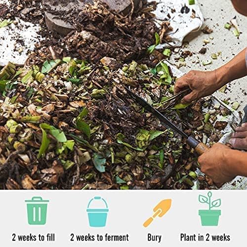 Miniatura 7 de TeraGanix EM Premium Bokashi Salvado a granel, acelerador de compost, mezcla de salvado de arroz, eliminador de olores, formulado por el Dr. Higa