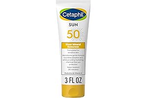 Cetaphil Sheer Mineral Sunscreen Lotion FPS 50 para rostro y cuerpo