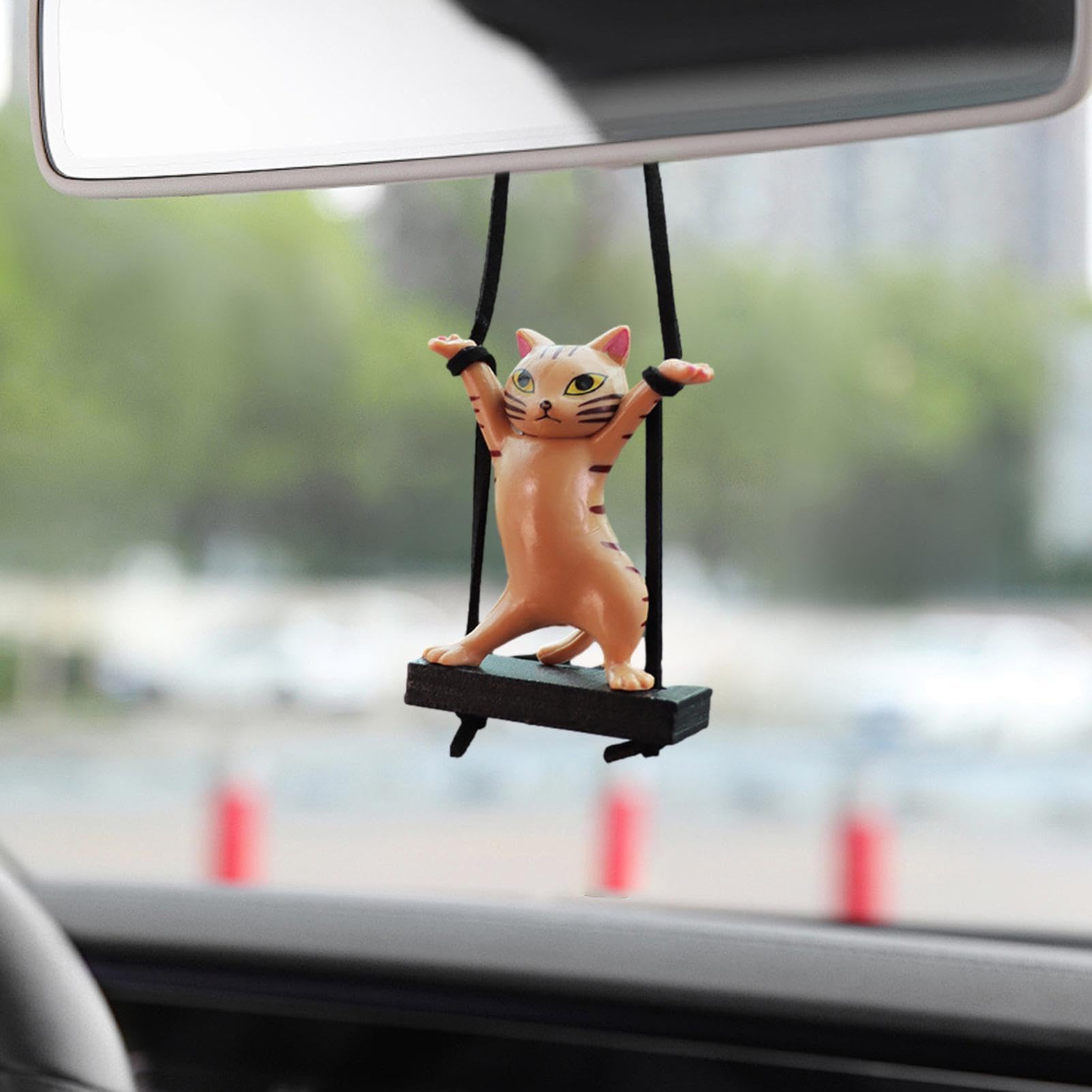 30 Figurines Charbon Mignonnes - Déco Tableau De Bord Voiture - Autocollants Sans Trace - Résine