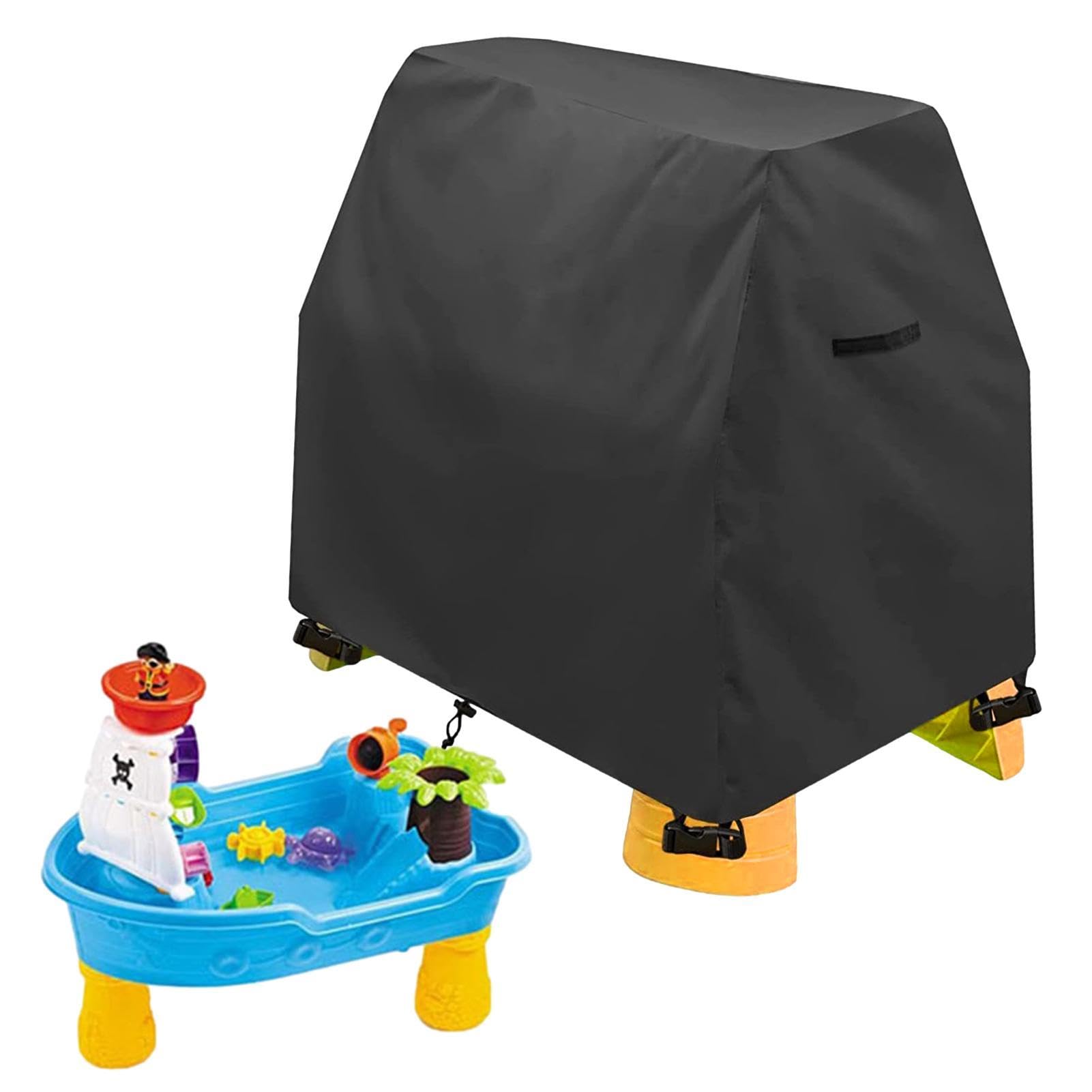 1 mesa de agua, mesa de juego a prueba de polvo, mesa de agua para duchas de lluvia, paso 2, mesa de agua para estanque, mesa de actividades de playa para niños