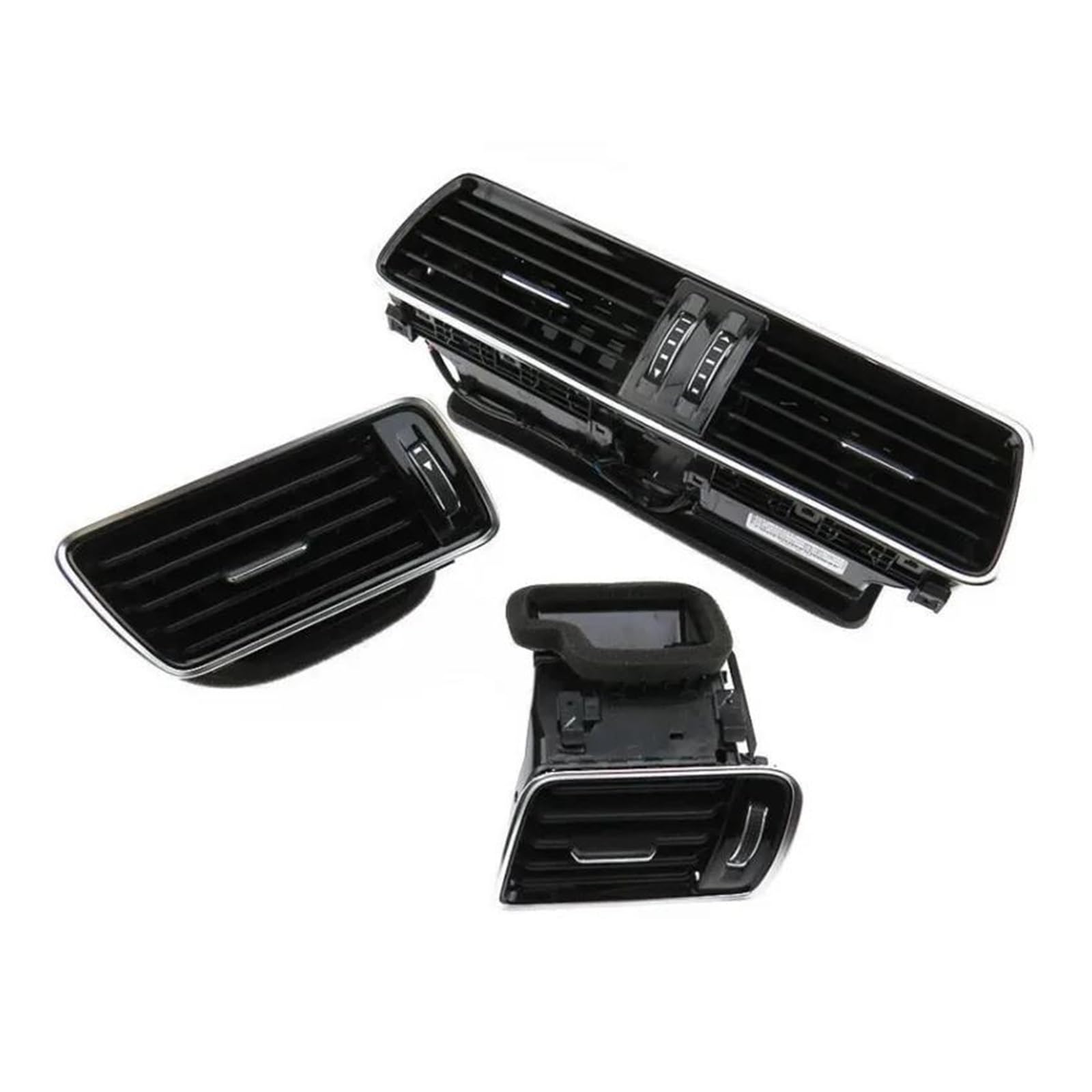 Bouches d'aération Passat B6 B7 grilles de ventilation ajustables chromées - 5