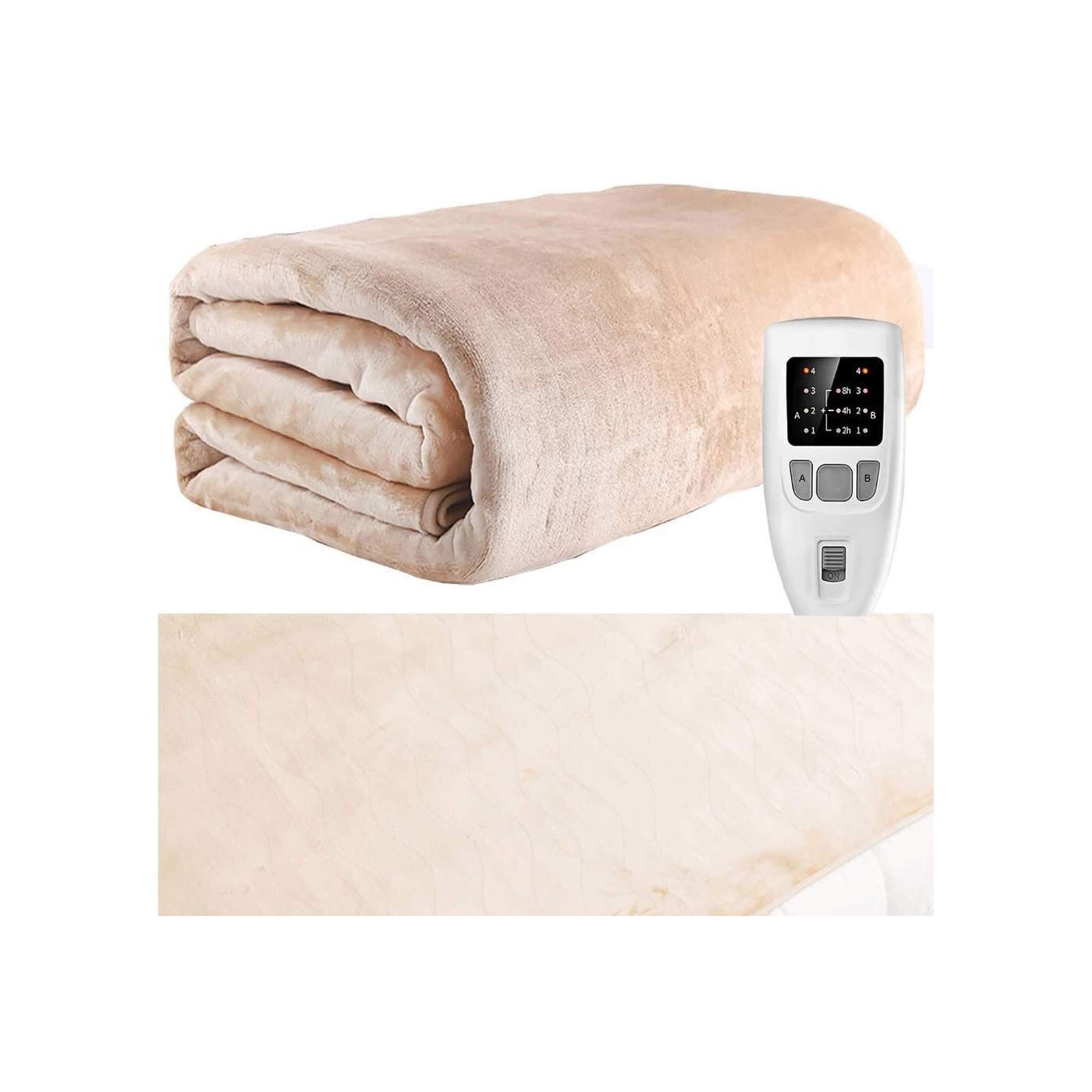 JYCCH Manta calefactora, Manta eléctrica calefactora en otoño e Invierno colchón eléctrico tat de Doble Control pequeño hogar Seguro e Impermeable (180 * 200cm) (180 * 200cm) ()
