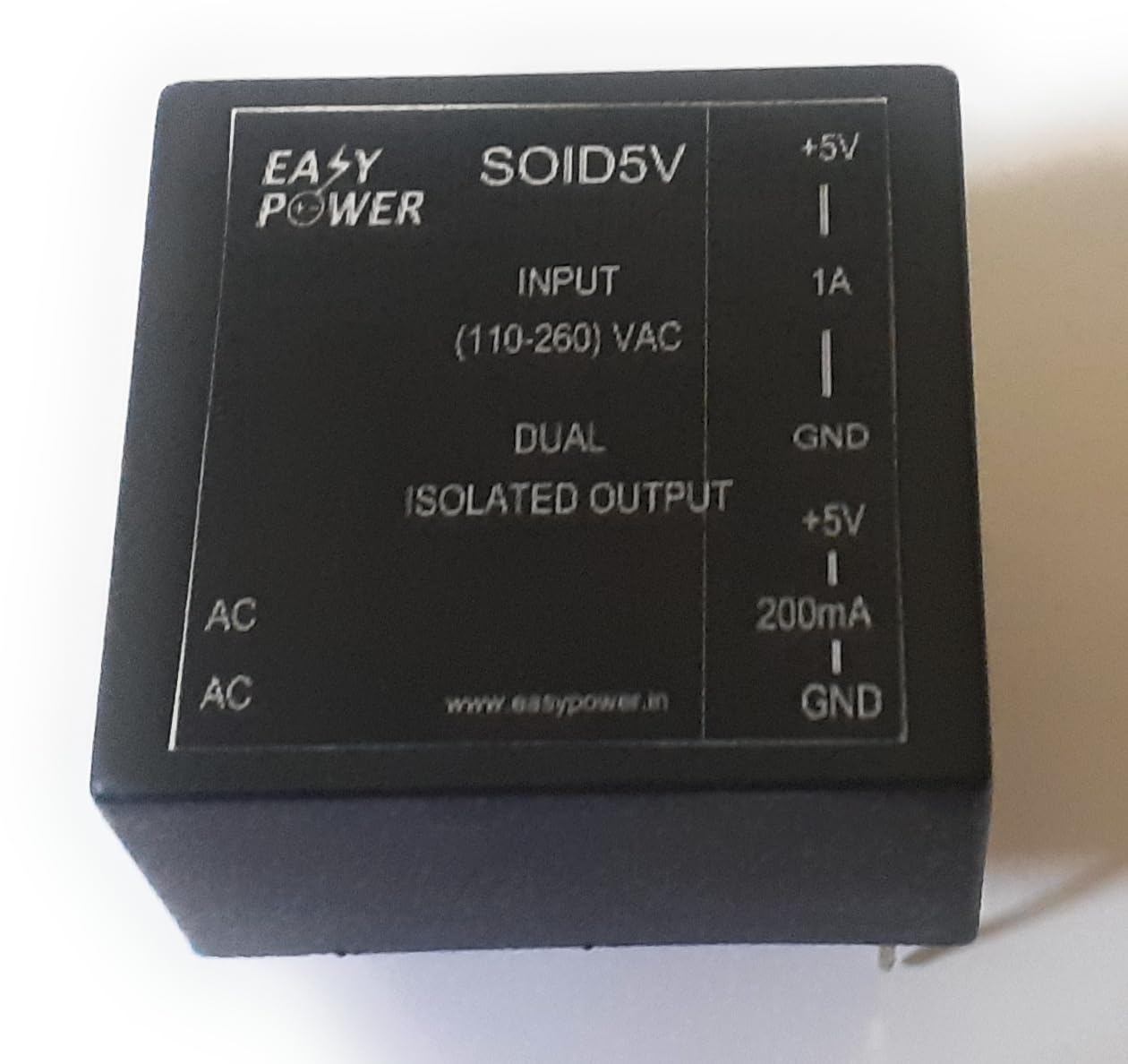 Easy Power (110-260) VAC to Dual (+5 & +5) VDC/1.2A SMPS (B0BFXKLC6G) Amazon Price History, Amazon Price Tracker
