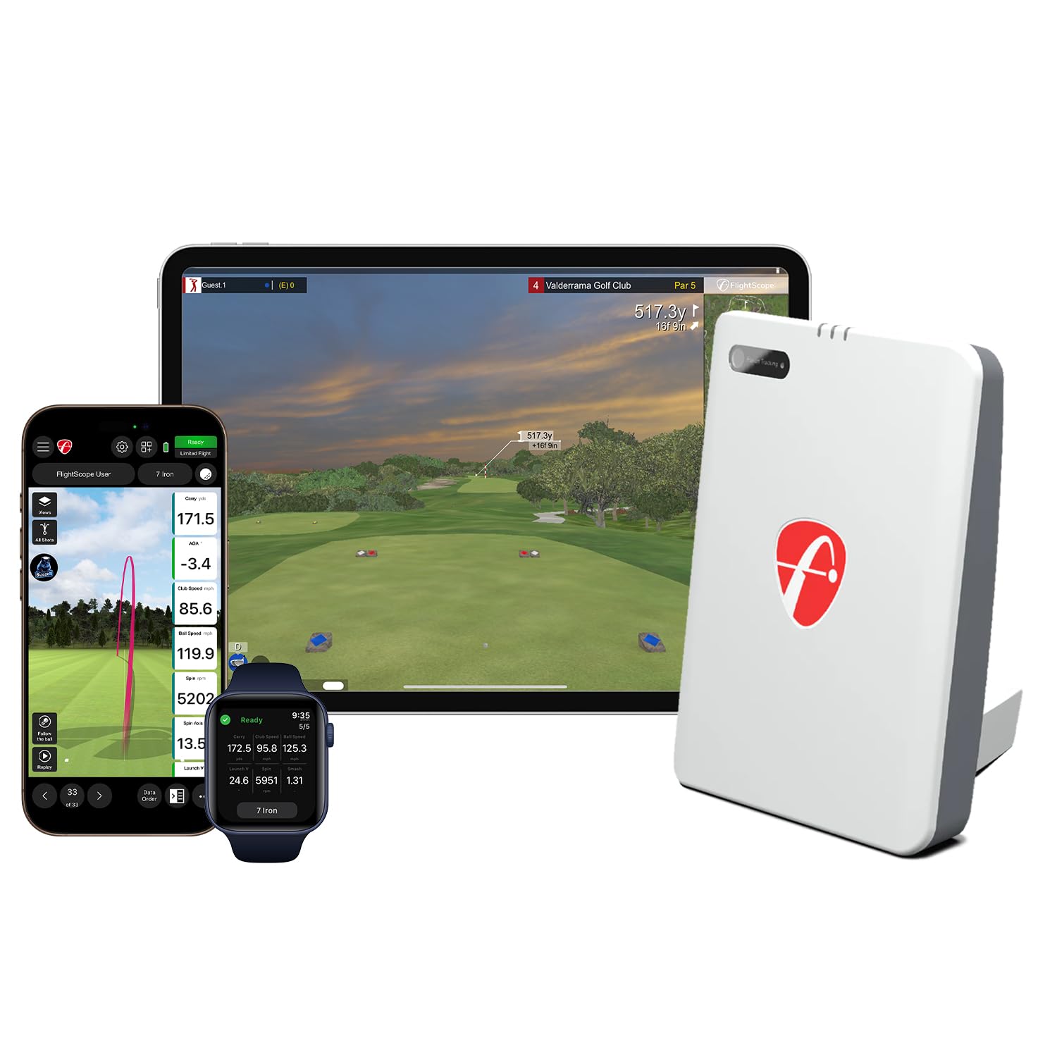 その他 flight scope mevo FlightScope Mevo Gen2 Portable Golf Launch Monitor and Simulator
