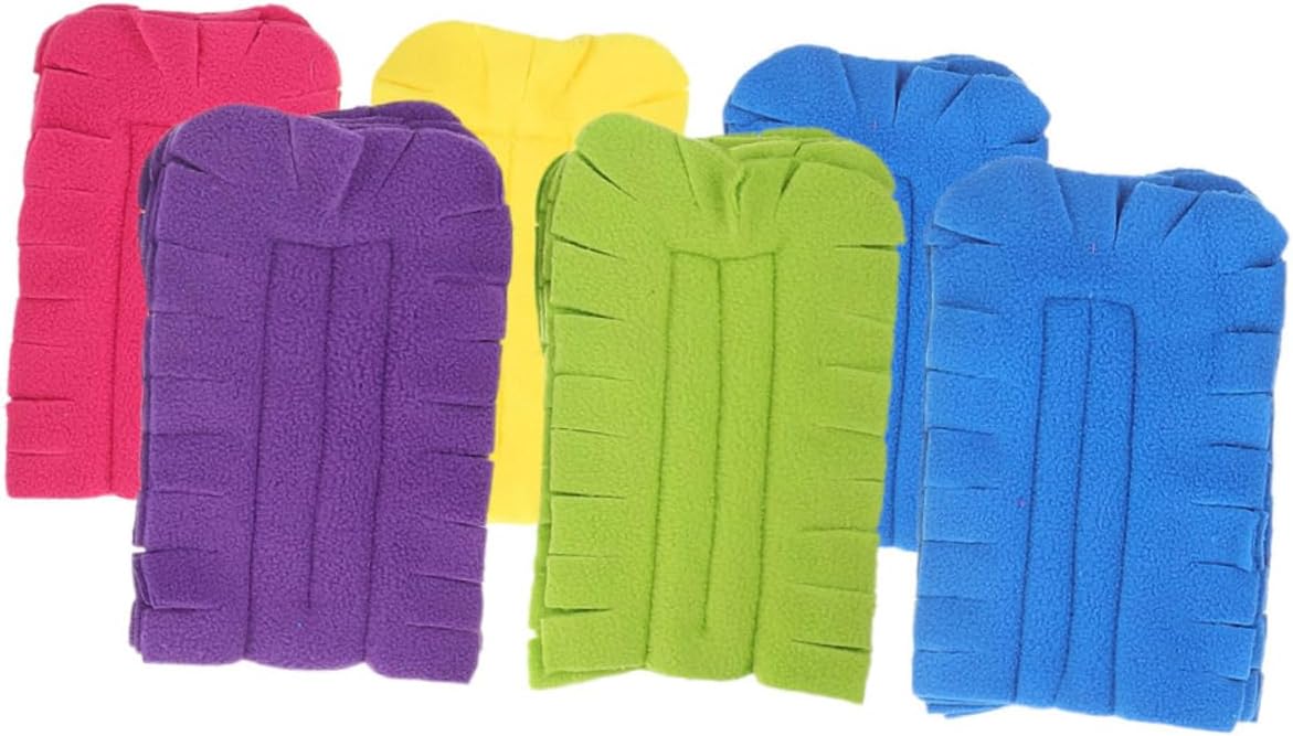 VALICLUD 6pcs Duster Refills for Efficient Dust Removal Soft Microfiber Replacement Pads for Cleaning Ceiling Fans Furniture and Electronics