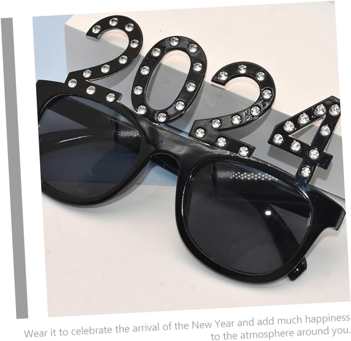 5pcs Year Party Funny Glasses Unique Photo Booth Props for Graduation and Celebrations Lightweight and Eye-catching Designs Multiple Colors