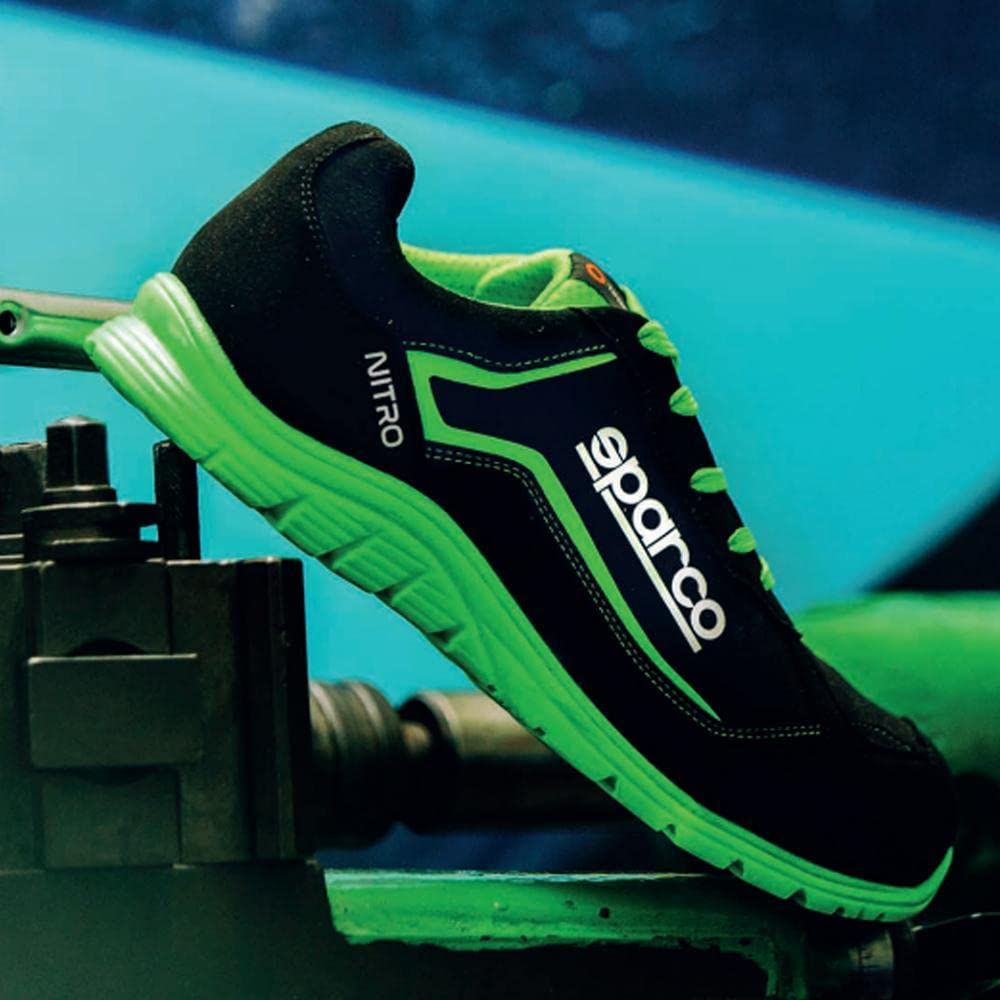 Sparco Teamwork Scarpa Antinfortunistica da Lavoro - Bassa per Uomo E Donna - Nitro - S3 SRC