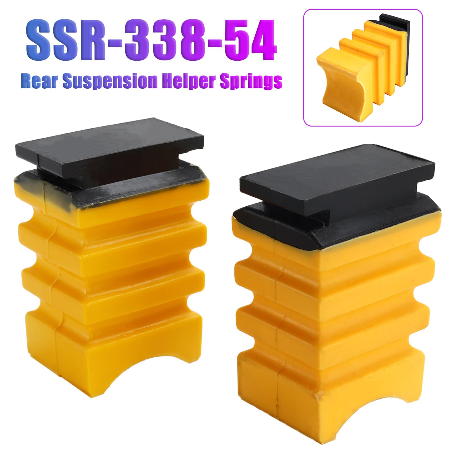 MAD HORNETS 2 x Rear Suspension Helper Springs Adapté pour Mercedes Sprinter 2500 3500 4500 2010-20