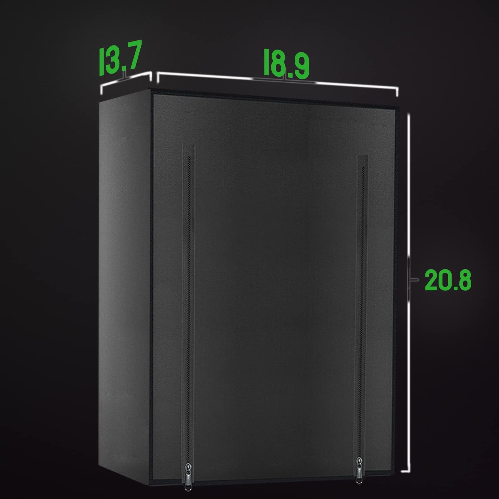 Kweektent voor Aerogarden-Hydrocultuur Tuinaccessoires voor hydrocultuur kweeksysteem-blokkeert overmatige schittering en houd uw huisdieren uit de buurt van uw planten, compatibel met IDOO, QYO, LYKO
