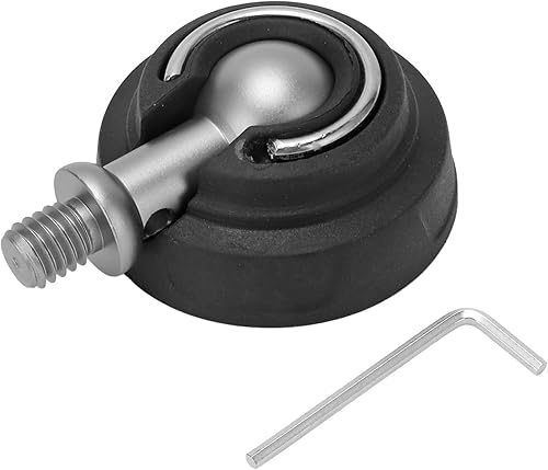 Acouto Pies de goma Spike 3/8 pulgadas trípode almohadilla de goma de acero inoxidable antideslizante 1.969 in diámetro cámara trípode pie reemplazo