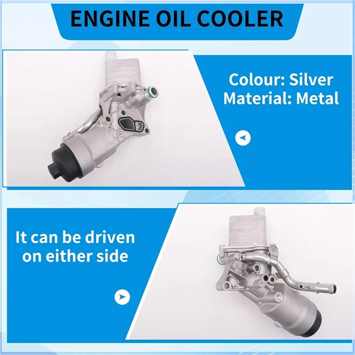 Car Oil Cooler Engine Car Oil Cooler Assembly For Cruze For Sonic For Trax For Encore 1.4 Turbo 2011-2020 55565338 55353325