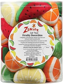 Zanies ZA1185 28 Canist Fruity Sweeties Cat Toy - 28 Piece