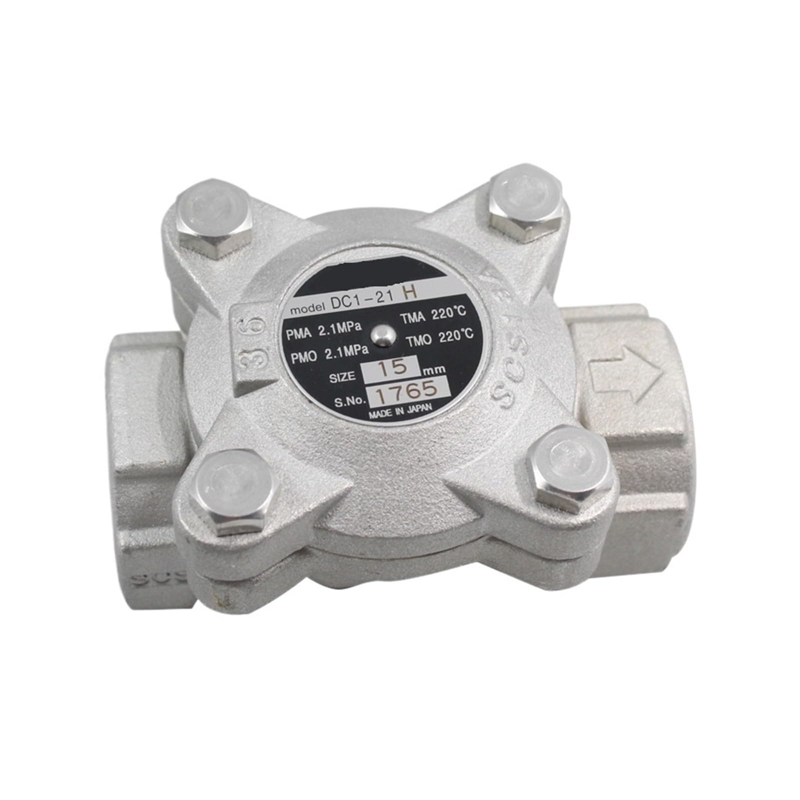 Trampa de Vapor termostática de presión equilibrada, DC1-21H Utilizada en protección Ambiental, maquinaria, conservación de Agua, minería, etc. (Size : DN25)