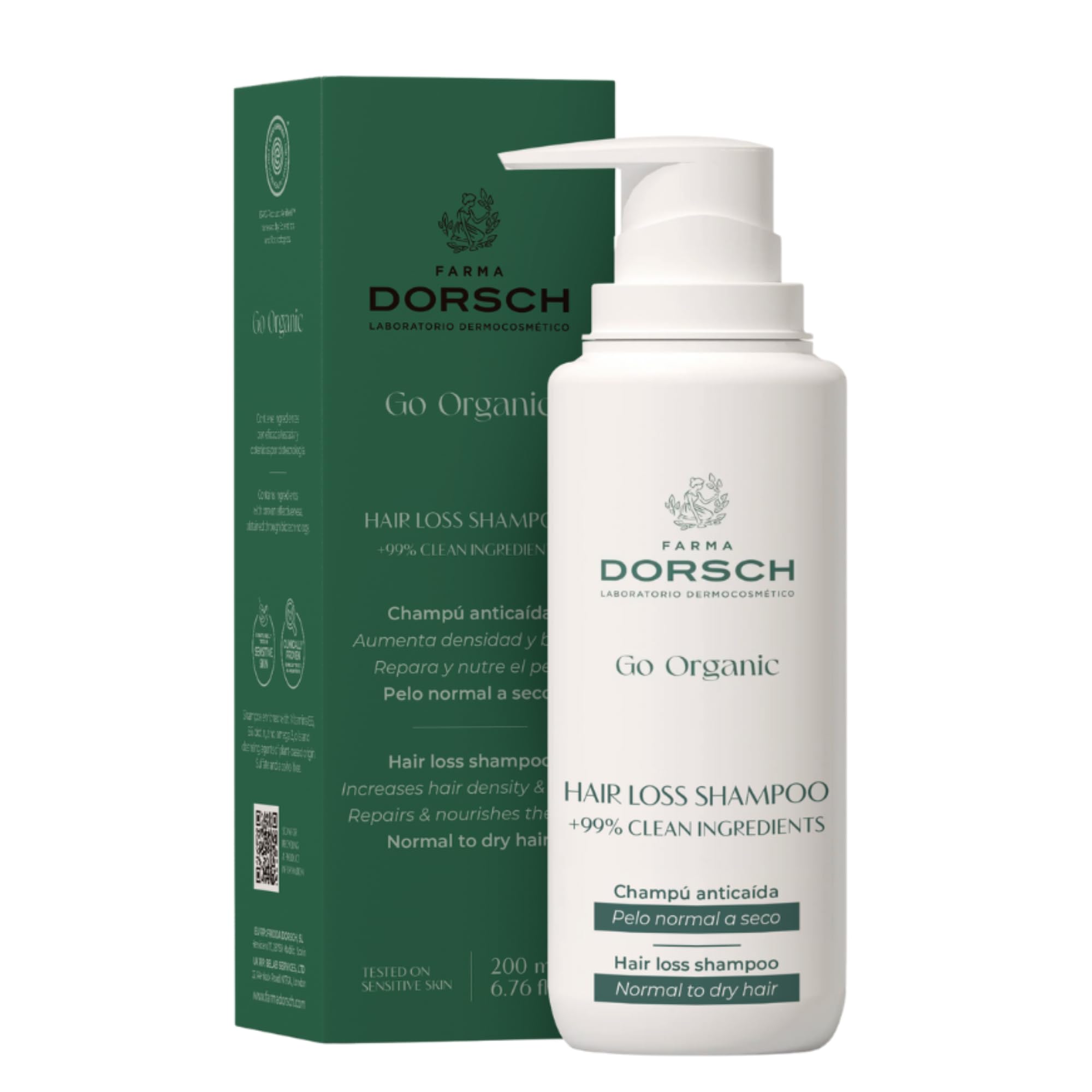 FARMA DORSCH Hair Care Shampoo Anticaida Hidratante y Nutritivo 200 ml