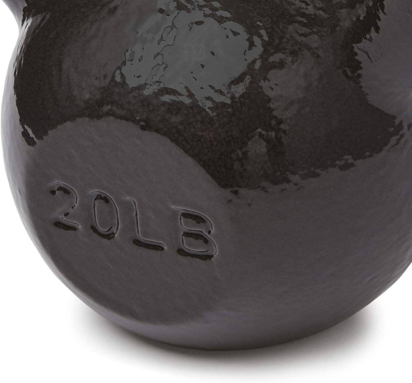  Basics Cast Iron Kettlebell - 20 Pounds, Black : Sports & Outdoors