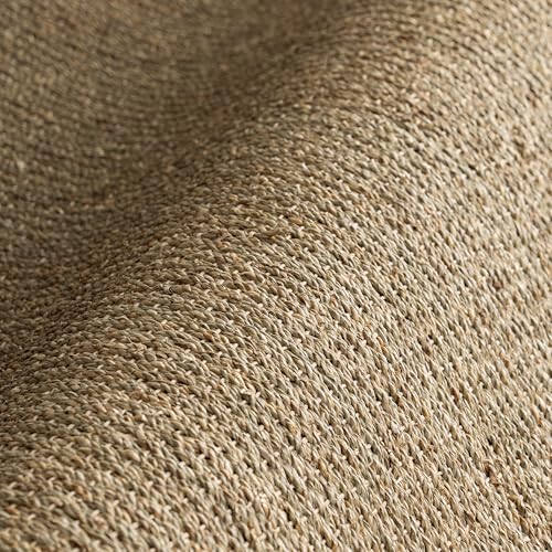 nuLOOM 2x12 Elijah Seagrass Area Rug, Beige, Solid Farmhouse Style, Cotton Bordered, Basketweave, Natural Fiber, For Bedroom, Dining Room, Living Room, Hallway, Office, Kitchen, Entryway - Image 8