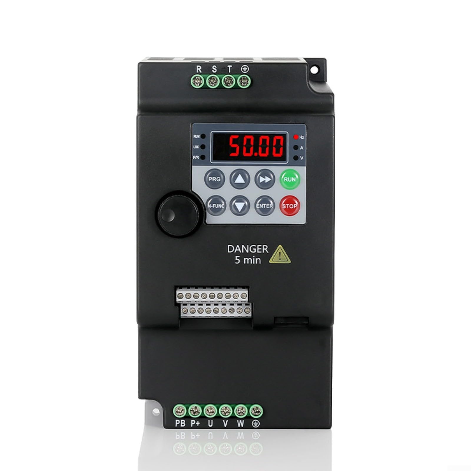 Convertitore di frequenza trifase, invertitore di 0.75Kw Vfd per controllo del motore, azionamento variabile di frequenza 380V con protezione di sovraccarico per automazione industriale